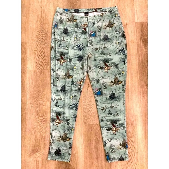 Disney Pants - Disney Nautical Map Print Lounge Pants 4XL